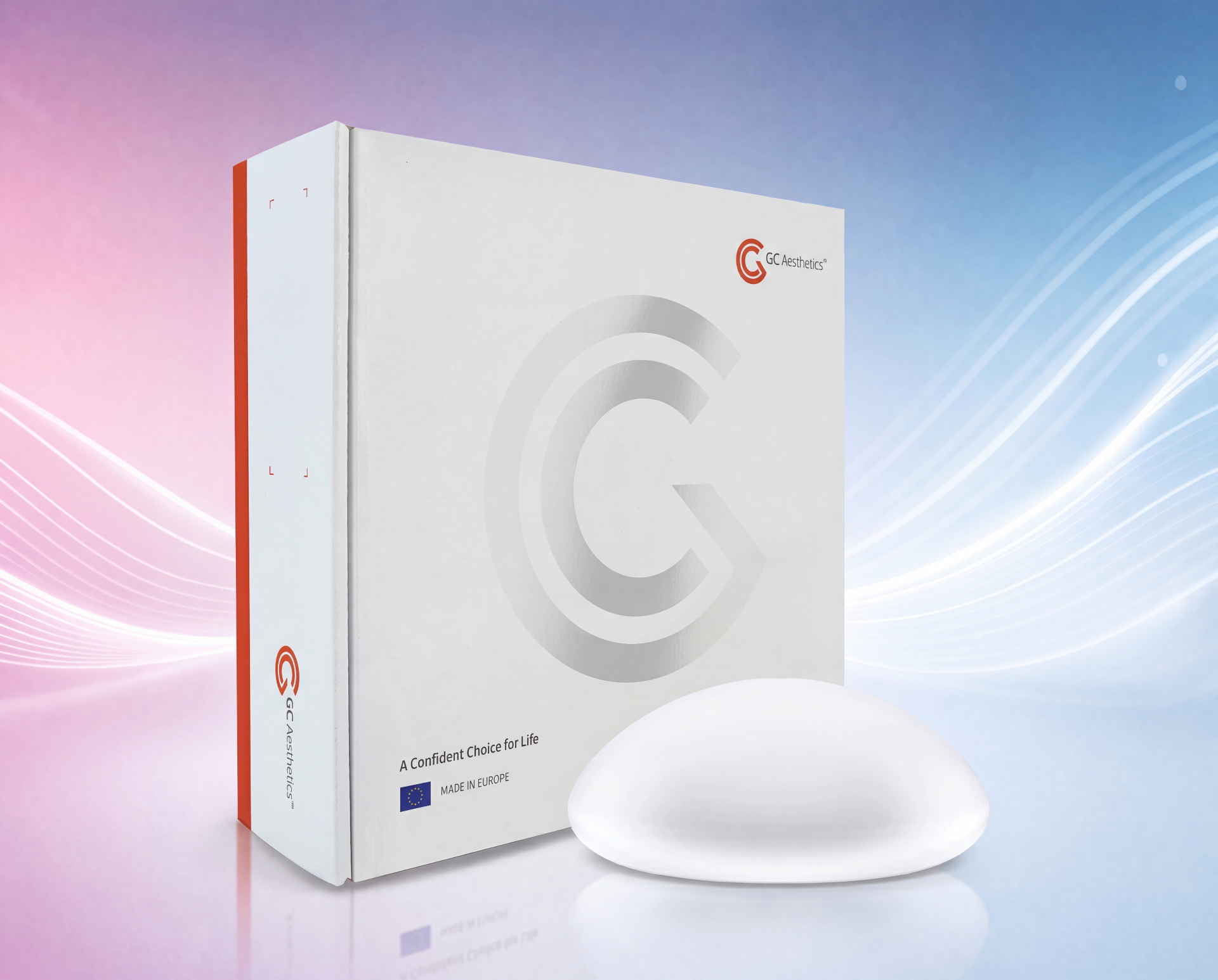 GC Aesthetics Implantat mit Produktverpackung